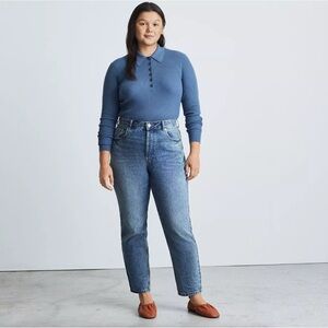 Everlane curvy cheeky Jean size 30 regular made of organic cotton great fit